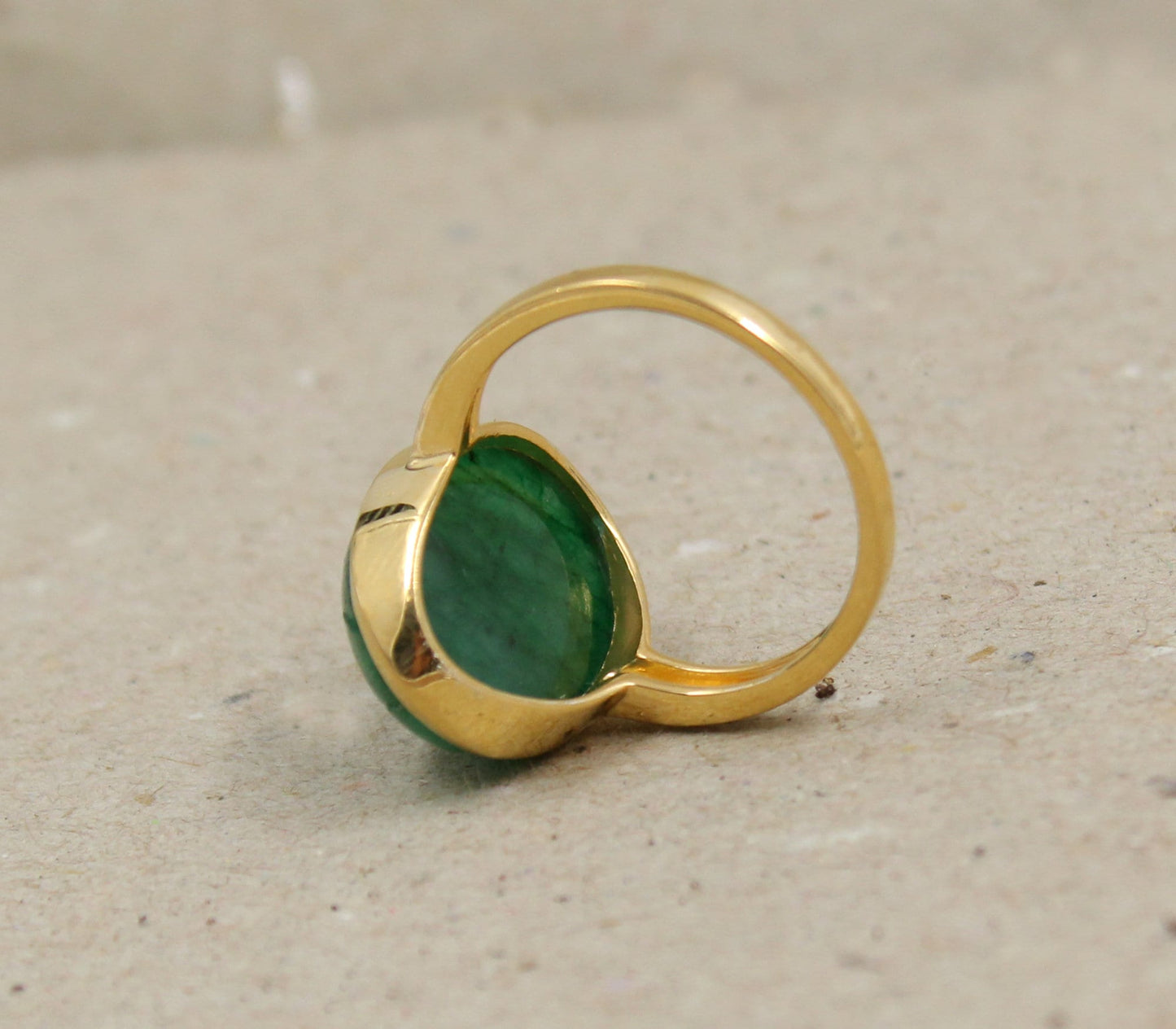 Sterling silverEmerald Scarab Ring,Gold Plated 925 jewelry,Unisex Ring,Christmas Gift for Aunt/Grandmother,Birthday Gift Present