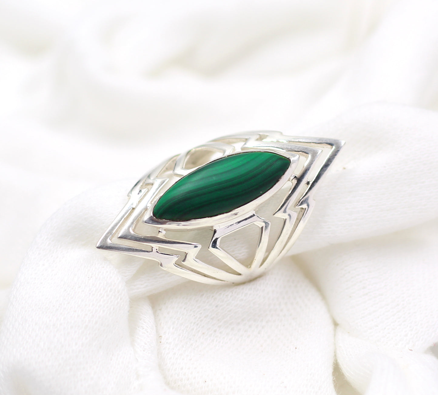 925 Sterling Silver Unisex Ring,Exclusive Malachite Ring,gemstone jewelry,Anniversary Gift,Healing Gemstone,Birthday Gift,Thanksgiving Gift