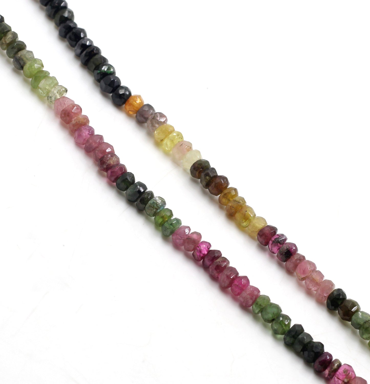 925 Sterling Silver Handmade Jewelry,Real Tourmaline Multi Color Beads & Pearl Necklace,Elegant Party Wear,Anniversary Necklace ,Valentine Gift