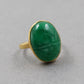 Sterling silverEmerald Scarab Ring,Gold Plated 925 jewelry,Unisex Ring,Christmas Gift for Aunt/Grandmother,Birthday Gift Present