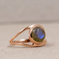 Solid 925 Sterling Silver Natural Gemstone Jewelry,Evil Eye Ring,Natural Gemstone Labradorite Ring,Birthday Gift,Daily Wear Ring Gift