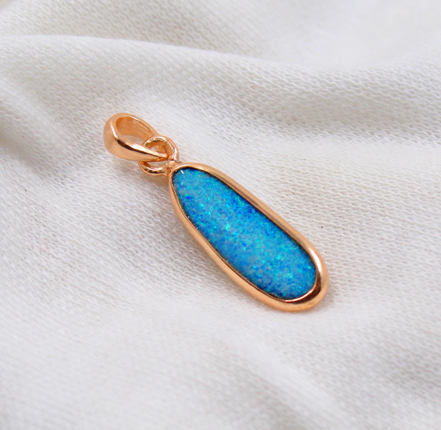 Australian Opal Doublet Pendant,Solid 925 Sterling Silver,Casual Wear Gemstone Jewelry,Valentine's Day Gift,Birthday Gift for your daughter