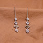 Unique Silver Earring,Four Labradorite Designer Earring,925 Sterling Silver Jewelry,Light Weight Dangle Earring,Anniversary Gift Earring