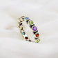 Eternity band,Chakra Gemstone,Infinity Ring,Wedding Jewelry,Engagement Ring,Anniversary gift,solid sterling 925 silver jewelry