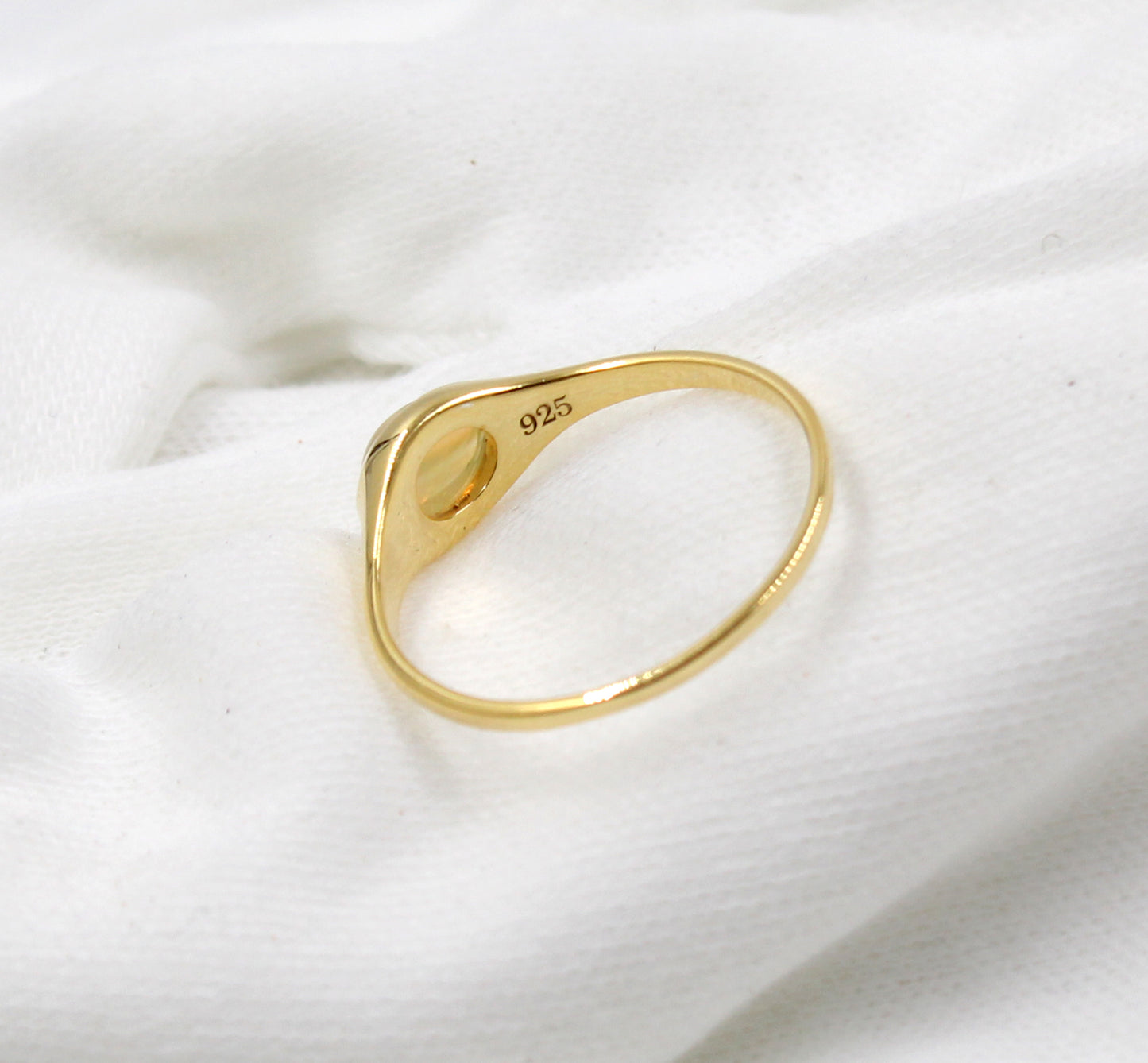 Flattering Ethiopain Opal Ring,Gold Plated,925 Sterling Silver Classic Jewelry,Valentine Gift Ring,Promise Ring,Natural Gemstone Jewelry