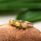 Ethiopian Opal Gemstone Ring,Oval Ring,Three Stone Ring,Solid 925 Sterling Silver Jewelry,Wedding Gift Ring,Engagement Ring