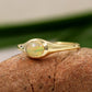 Flattering Ethiopain Opal Ring,Gold Plated,925 Sterling Silver Classic Jewelry,Valentine Gift Ring,Promise Ring,Natural Gemstone Jewelry