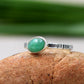 Emerald Ring,Textured Oxidized Handmade Ring,925 Silver Sterling Gemstone Jewelry,Engagement Ring,Anniversary gift,Gift For Her