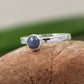 Sterling 925 Silver Textured Jewelry,Sapphire Gemstone Oxidized Ring,Engagement Ring,Anniversary gift,,Gift For mother