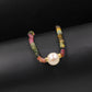 925 Sterling Silver Handmade Jewelry,Real Tourmaline Multi Color Beads & Pearl Necklace,Elegant Party Wear,Anniversary Necklace ,Valentine Gift