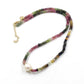 925 Sterling Silver Handmade Jewelry,Real Tourmaline Multi Color Beads & Pearl Necklace,Elegant Party Wear,Anniversary Necklace ,Valentine Gift