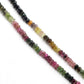 925 Sterling Silver Handmade Jewelry,Real Tourmaline Multi Color Beads & Pearl Necklace,Elegant Party Wear,Anniversary Necklace ,Valentine Gift