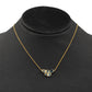 Blue Topaz Pendant Chain Necklace,Gold Plated 925 Silver Jewelry,Birthday Gift,Anniversary Gift,Mother day Gift,Cute Little Lovely Pendant, For Me