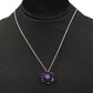 Gorgeous Amethyst Necklace,Flower Pendant Chain,925 Silver Handmade Jewelry,Anniversary Gift,Proposal Necklace,Mother's Day Gift