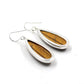 925 Sterling Silver Gemstone Jewelry,Tiger Eye long tear drop Earring,Brown Chunky Danglers,Birthday Gift,Big Gemstone Silver Dangler for Me