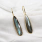 Solid 925 Sterling Silver Jewelry,Sleek Tear Drop Labradorite Earrings,Valentine Gift,Anniversary Gift for wife,Fire Labradorite Danglers