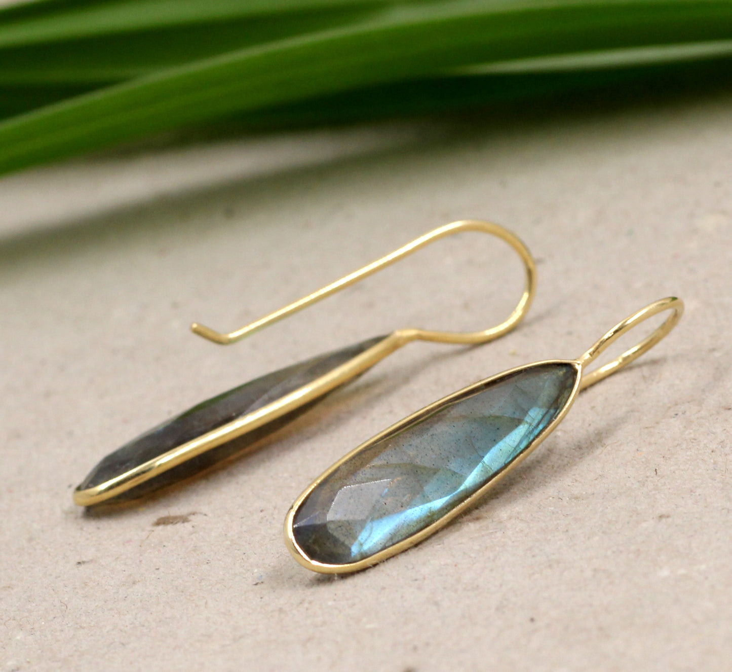 Solid 925 Sterling Silver Jewelry,Sleek Tear Drop Labradorite Earrings,Valentine Gift,Anniversary Gift for wife,Fire Labradorite Danglers
